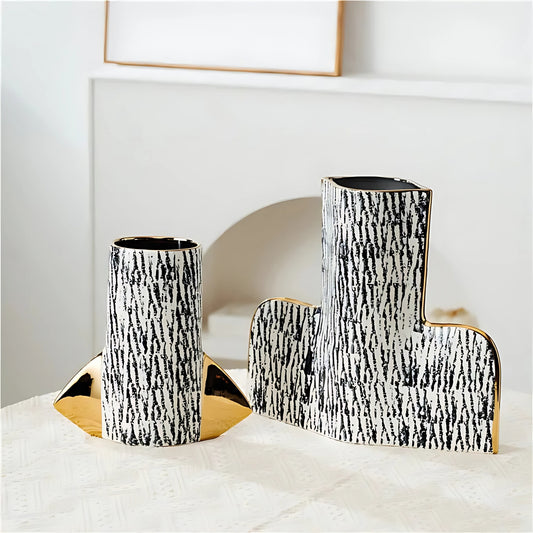 Woven Pattern Table Décor Vase