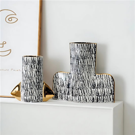 Woven Pattern Table Décor Vase