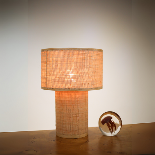 Brown Jute Table Lamp