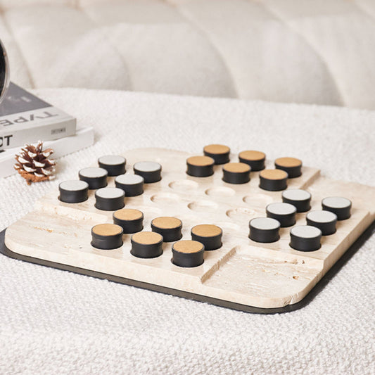 Brown Marble Games Ornament