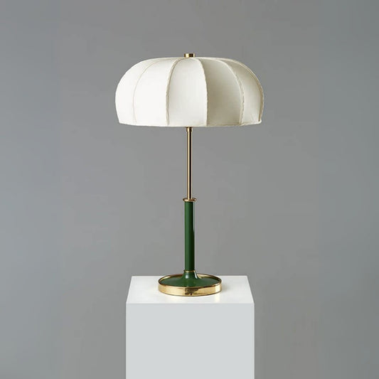 Fabric Shade Metal Base Desk Lamp