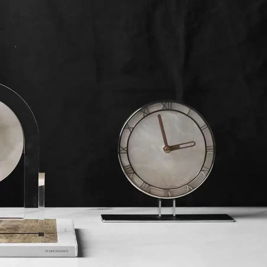 Marble Standing Clock Pendulum Décor