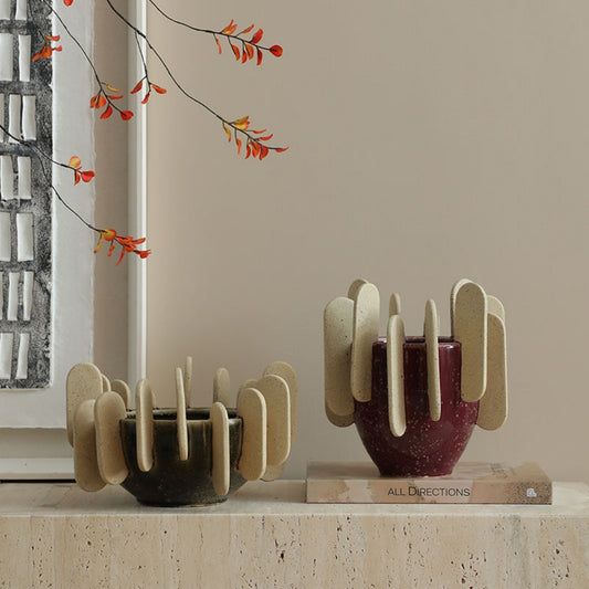 Finger Biscuit Basin Flower vase