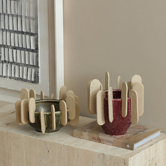 Finger Biscuit Basin Flower vase