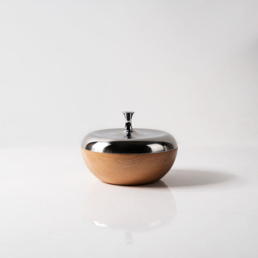 Wooden Candy Jar with Lid
