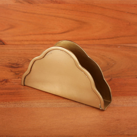 Brass Finish Bubble Curve Tissue Holder