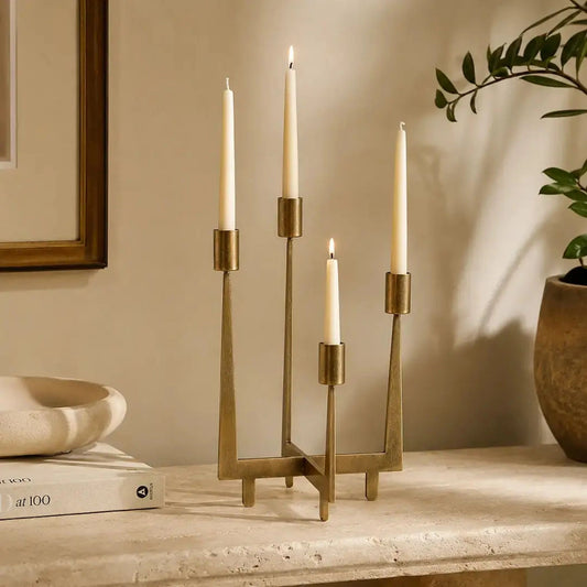 Sword Shadow Candle Holder(Golden, Black)
