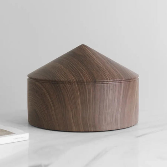 Dome Shape Wooden Texture Decorative Showpiece