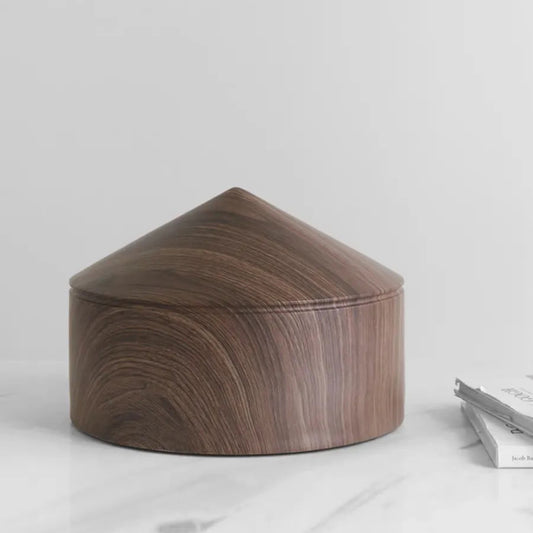Dome Shape Wooden Texture Decorative Showpiece
