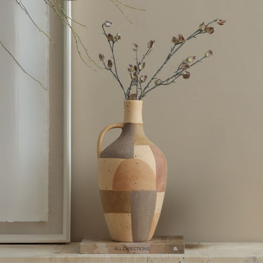 Assorted Color One Handle Flower Vase