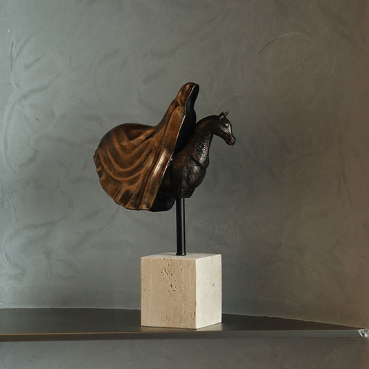 Riding On The Horse Tabletop Décor Accent