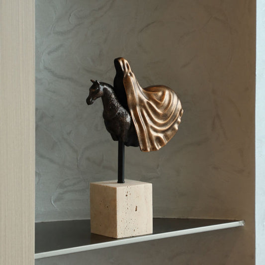 Riding On The Horse Tabletop Décor Accent