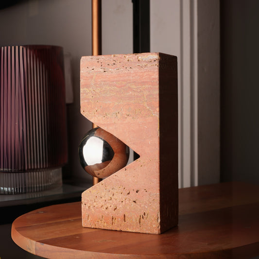 Spherical Red Stone Ornament