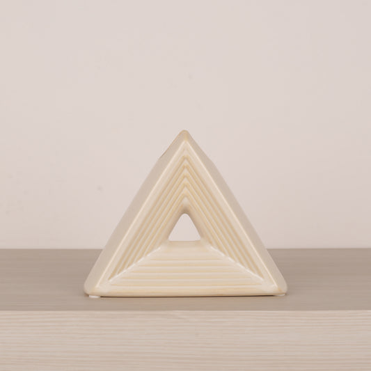Meander Pattern Triangle Flower Vase