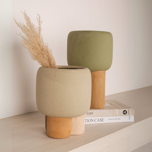 Round Foot Desktop Flower Vase
