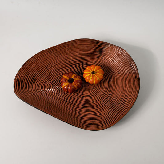 Abstarct Art Resin Decorative Tray