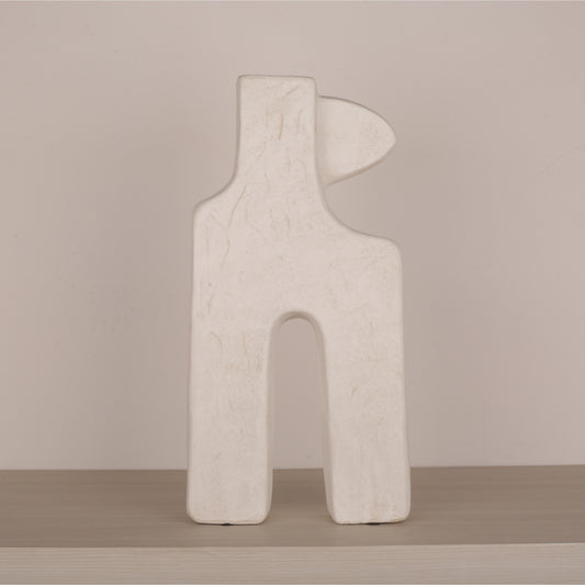 Single-Ear Square Foot Flower Vase