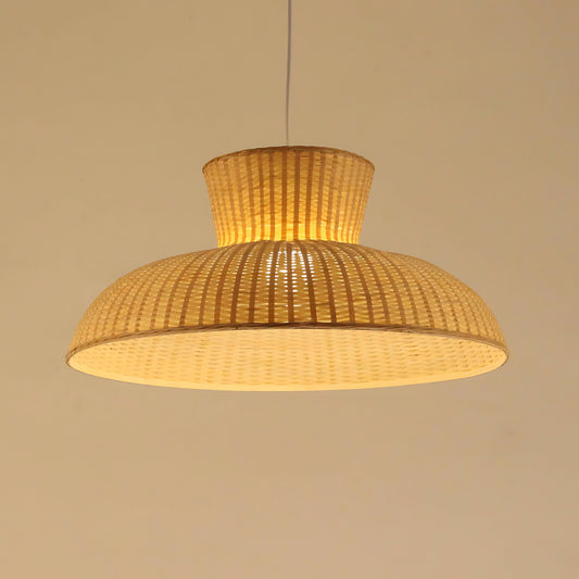 Japanese Style Bamboo Wicker Pendant Light