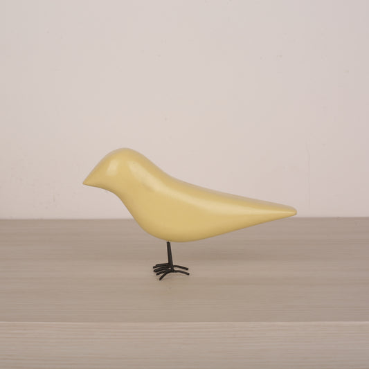 Multicolor Crow Figurine With Iron Nail Legs