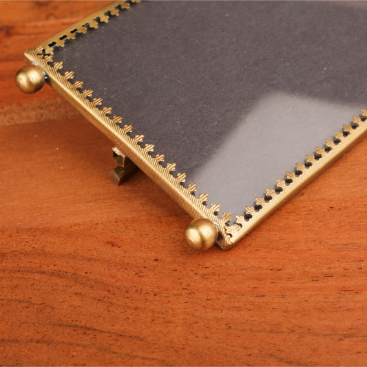 Brass Carved Frame Table Photo Frame