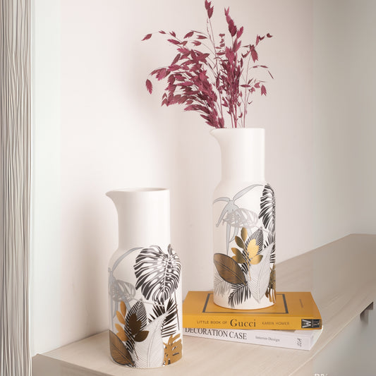 Abstract Art Ceramic Flower Vase