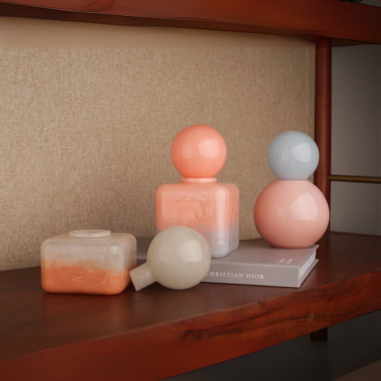 Multicolor Glass Versatile Decorative Accents