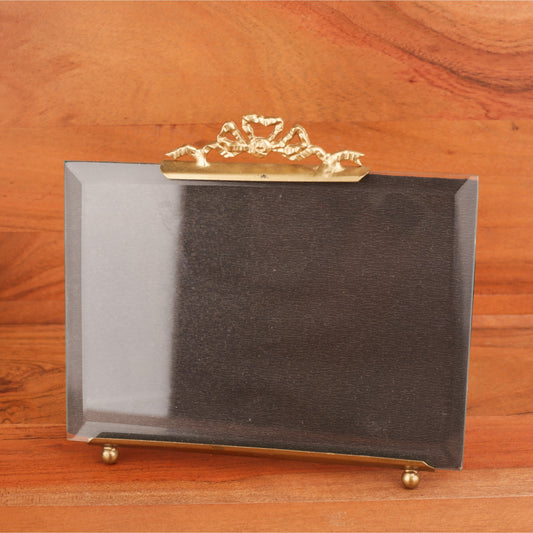 Brass Frame Glass Table Photo Frame