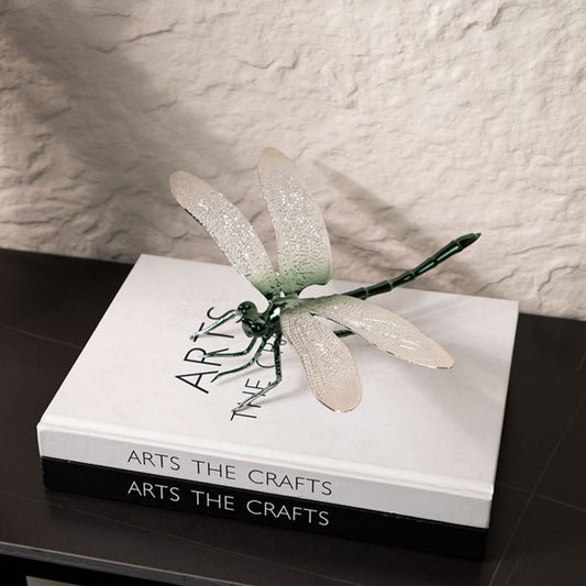 Metal Dragonfly Animal Figurine Ornament