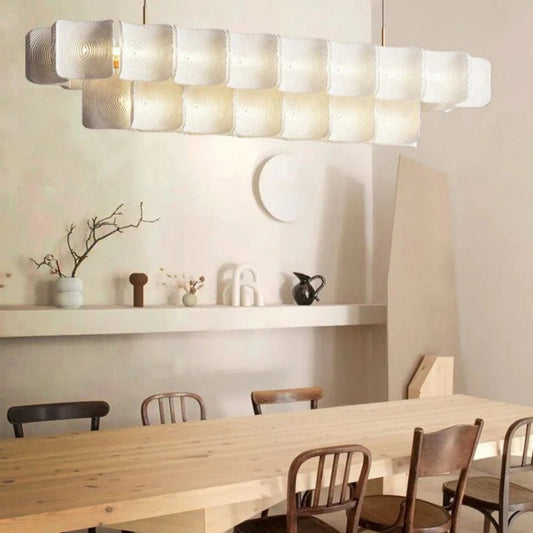 Acrylic Liner Ripple Pendent Light