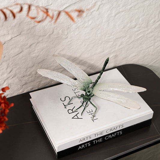 Metal Dragonfly Animal Figurine Ornament