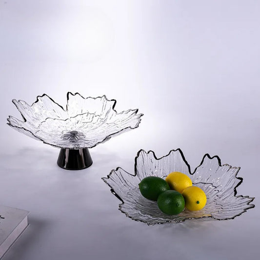Minimalist Art Fruit Plate High-End Glass Ornament