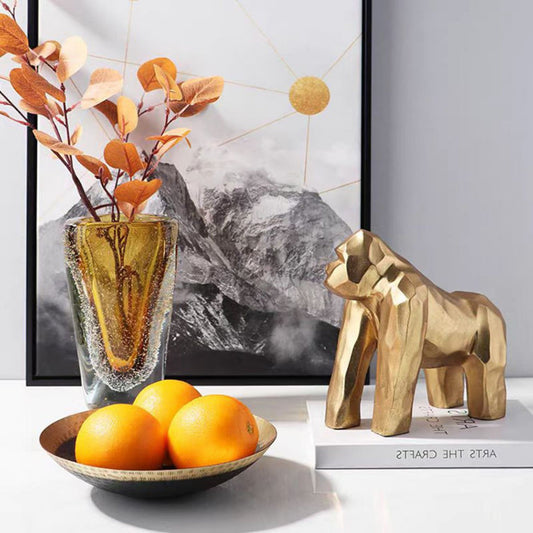 Gorilla Figurine Resin Tabletop Ornament