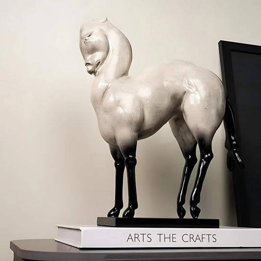 Retro Horse Figurine Tabletop Decorative Accent