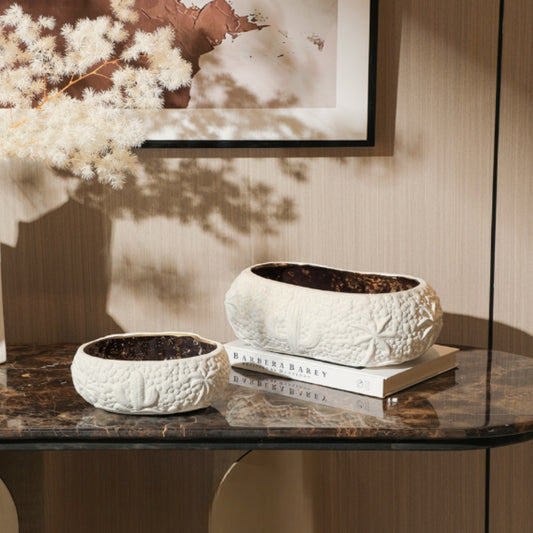 Tree Design Deep Decorative Sun Bowl