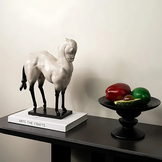 Retro Horse Figurine Tabletop Decorative Accent