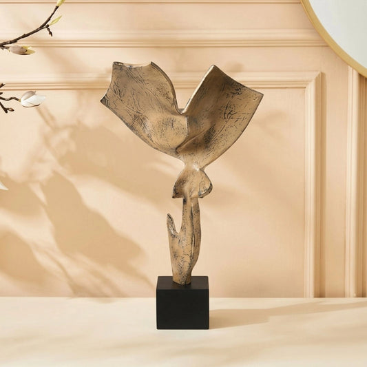 Brown Flying Antlers Decorative Figurine
