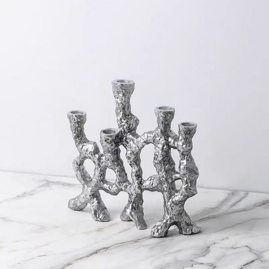 Silver Multiend Candle Holder