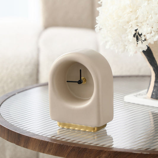 Gold Base Table Clock