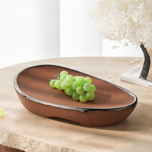 Oval Ceramic Decorative Plate