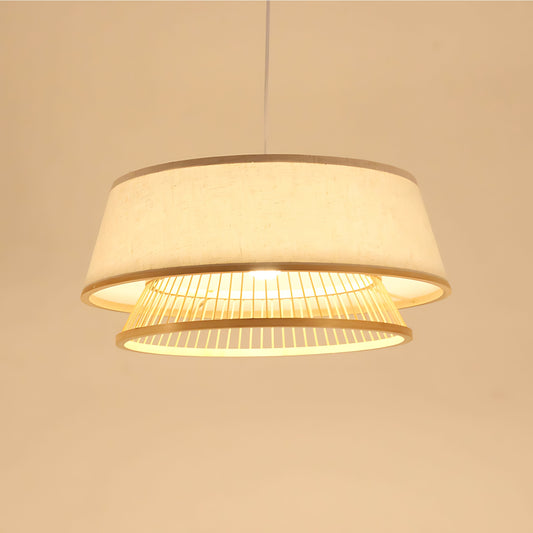 Natural Bamboo Pendant Light Shade