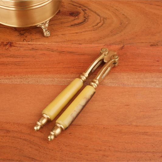 Brass Finish Nut Cracker