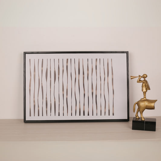 Abstract Line Design Canvas Painting
