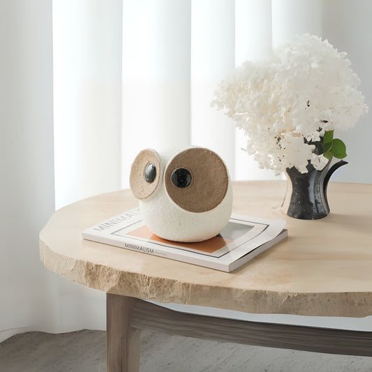 Big Eyed Owl Figurine Ornament