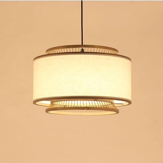 Bamboo Woven Chandelier Pendant Lamp