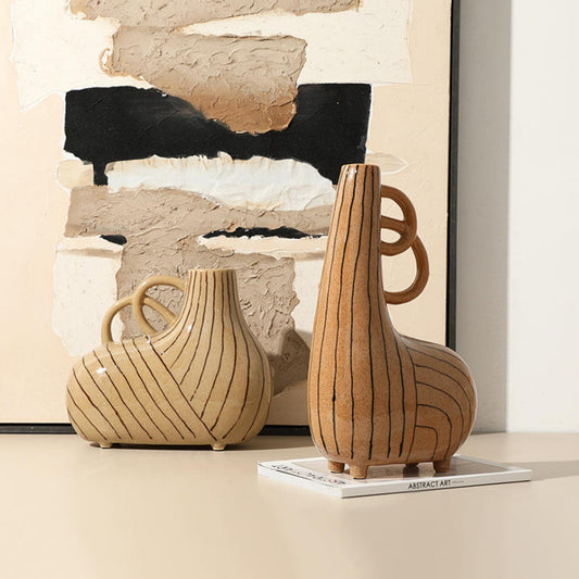 Geometric Deer Shape Flower Vase