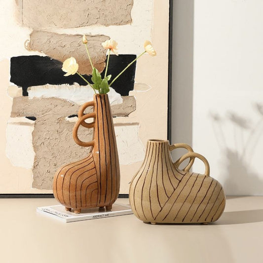 Geometric Deer Shape Flower Vase