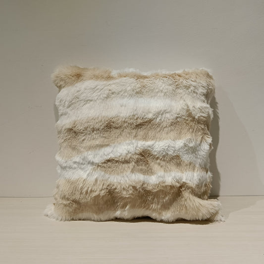 Faux Fur Cushion Cover, Backside In Plain