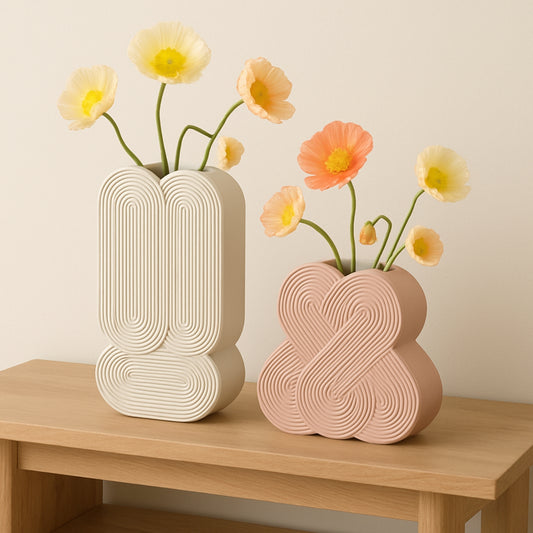 Spiral Pattern Decoration Vase