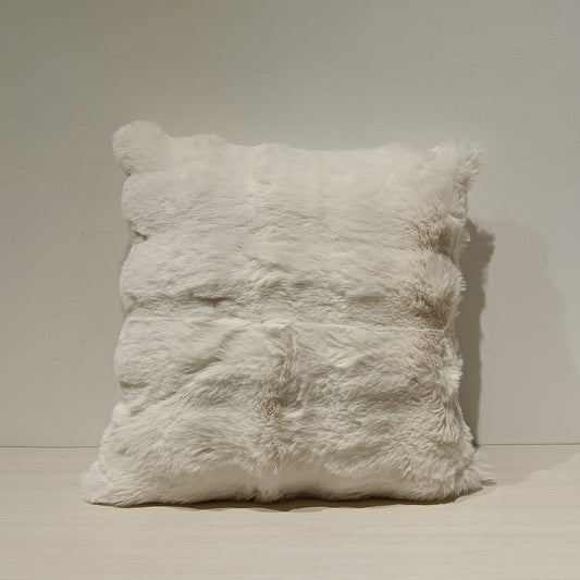 Faux Fur Cushion Cover, Backside In Plain