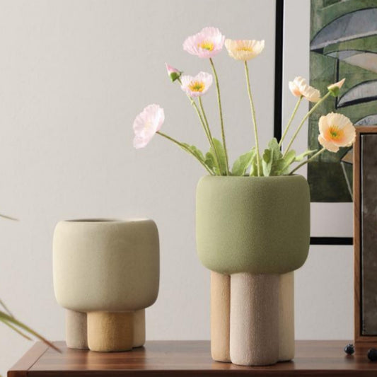 Round Foot Desktop Flower Vase